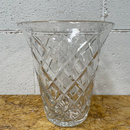 Large Crystal Vase