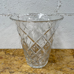 Large Crystal Vase