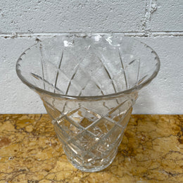 Large Crystal Vase