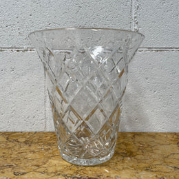 Large Crystal Vase