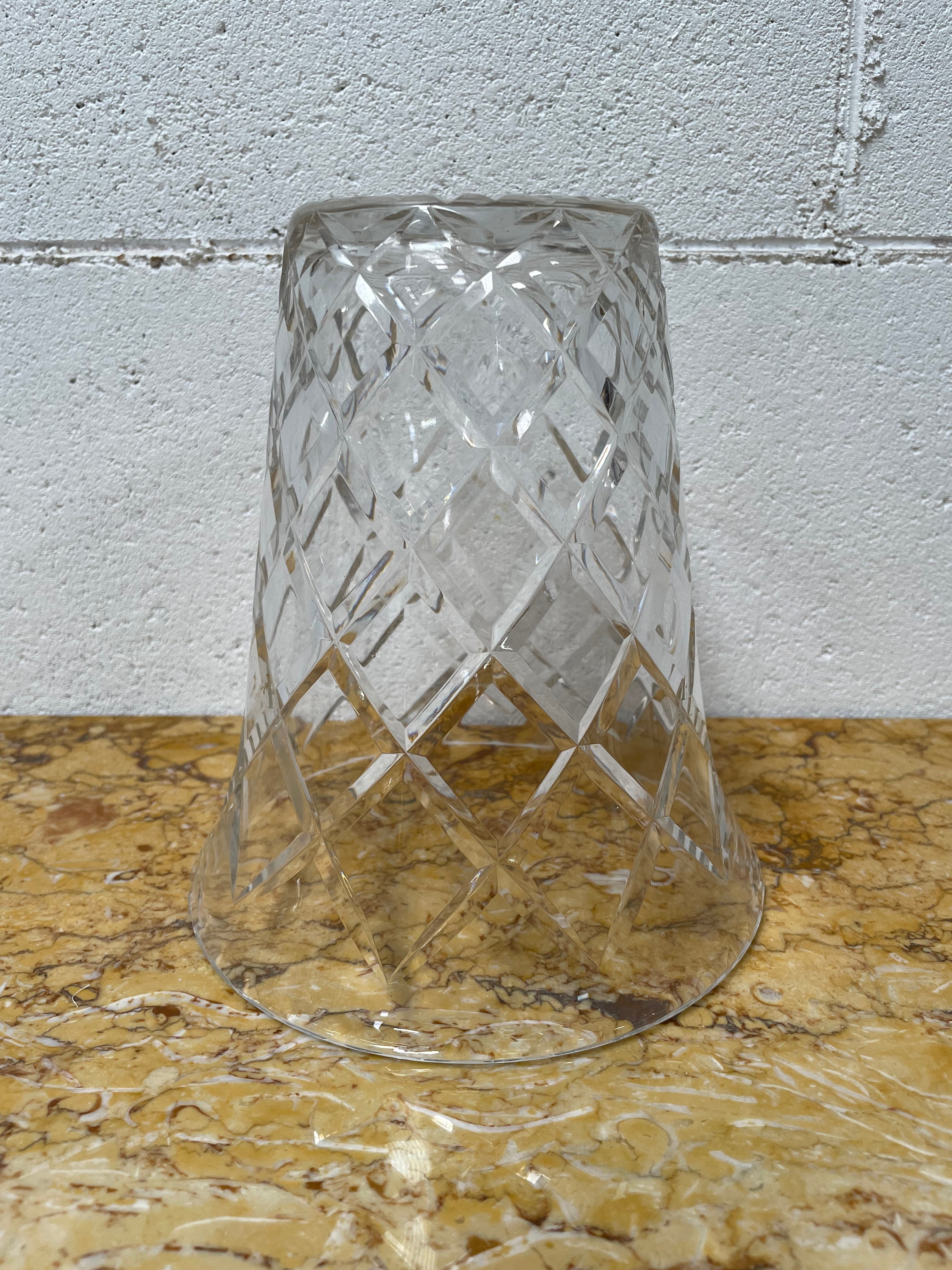 Large Crystal Vase | Antique & Vintage | Moonee Ponds Antiques | Australia Wide Delivery