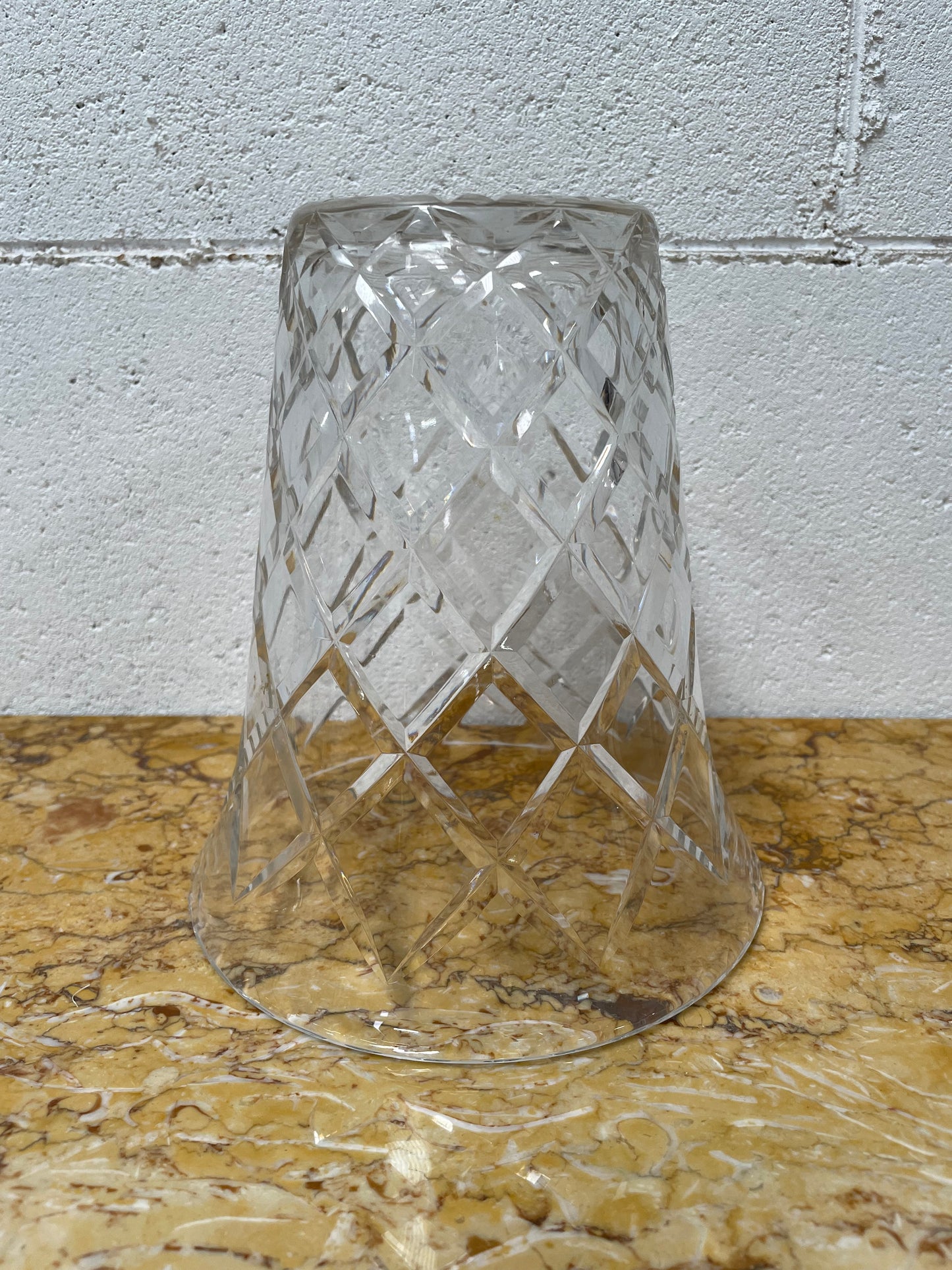 Large Crystal Vase