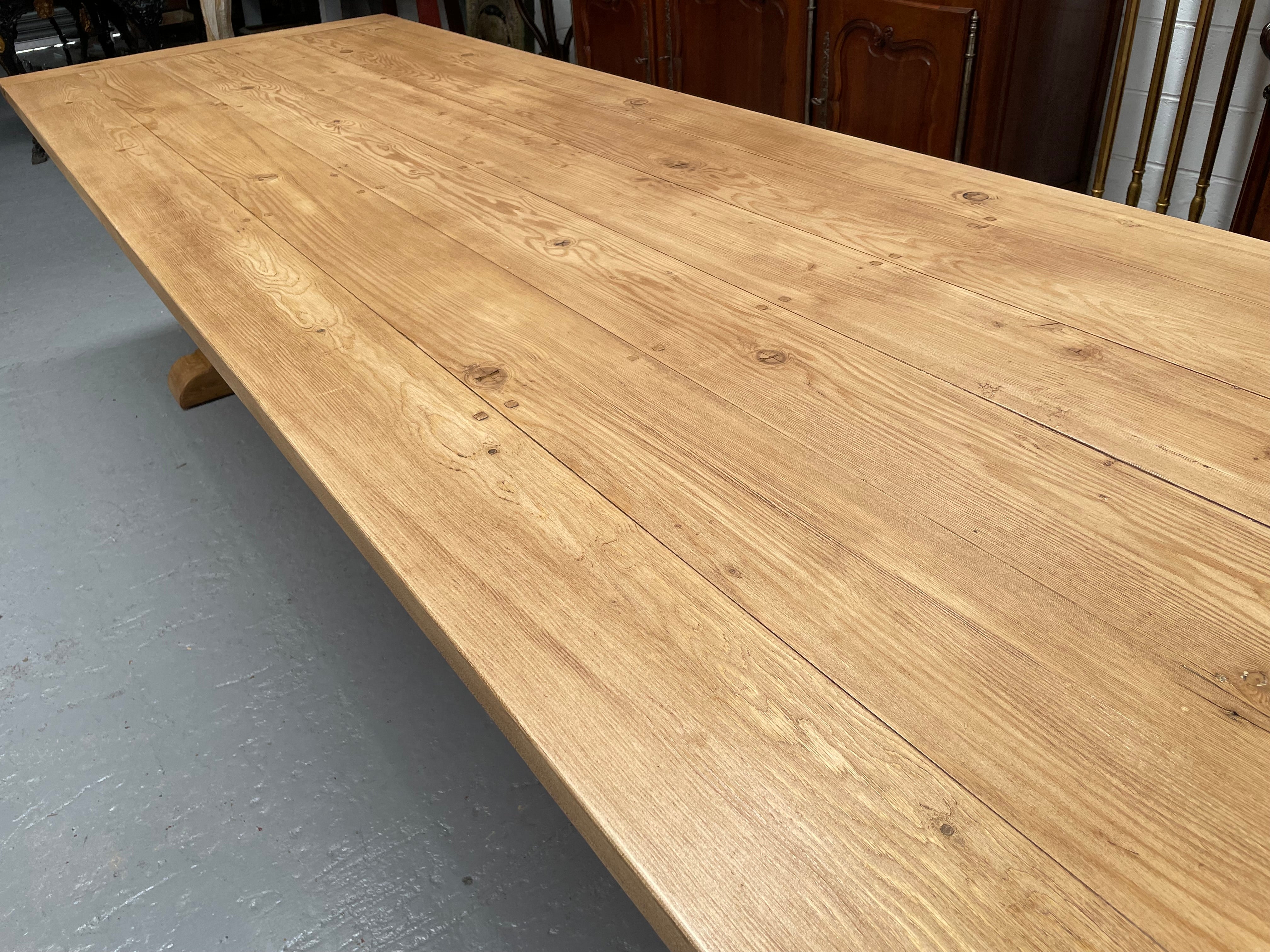 Impressive Vintage Reclaimed Spruce Dining Table Of Large Proportions | Antique & Vintage | Moonee Ponds Antiques | Australia Wide Delivery