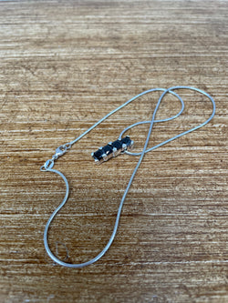 JENS AAGAARD Danish 925 Sterling Silver Chain with Pendant | Antique & Vintage | Moonee Ponds Antiques | Australia Wide Delivery