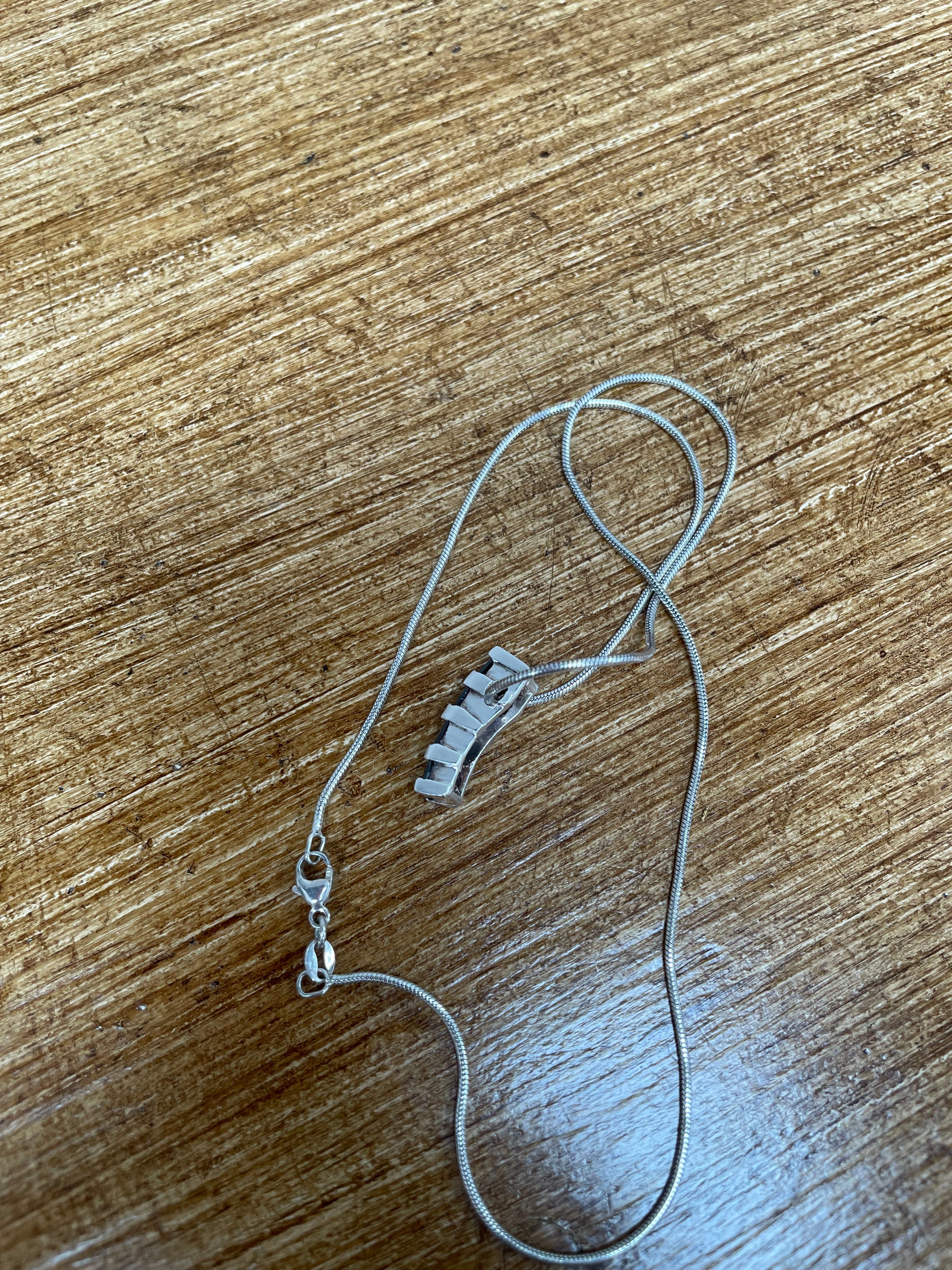 JENS AAGAARD Danish 925 Sterling Silver Chain with Pendant | Antique & Vintage | Moonee Ponds Antiques | Australia Wide Delivery