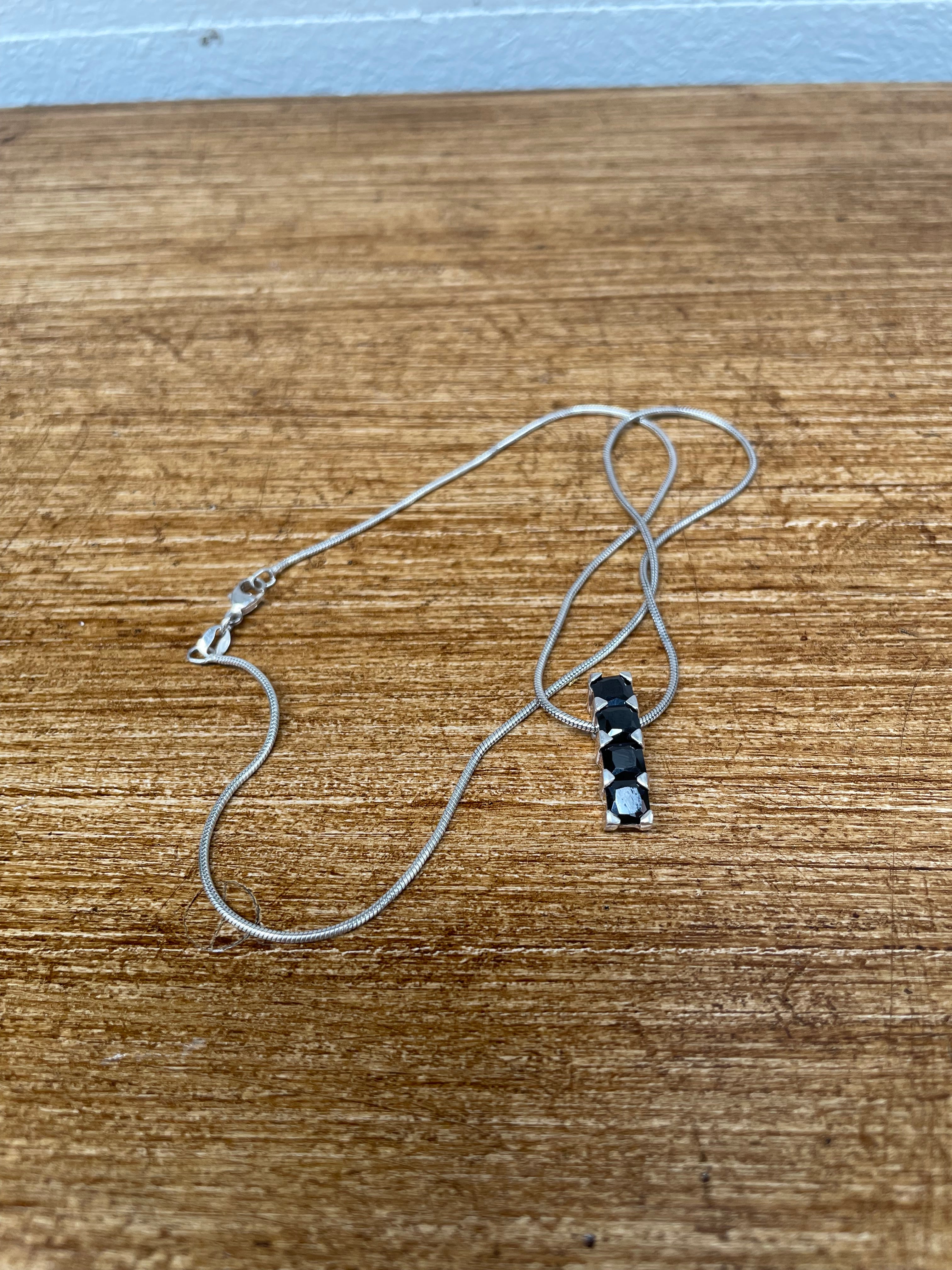 JENS AAGAARD Danish 925 Sterling Silver Chain with Pendant | Antique & Vintage | Moonee Ponds Antiques | Australia Wide Delivery