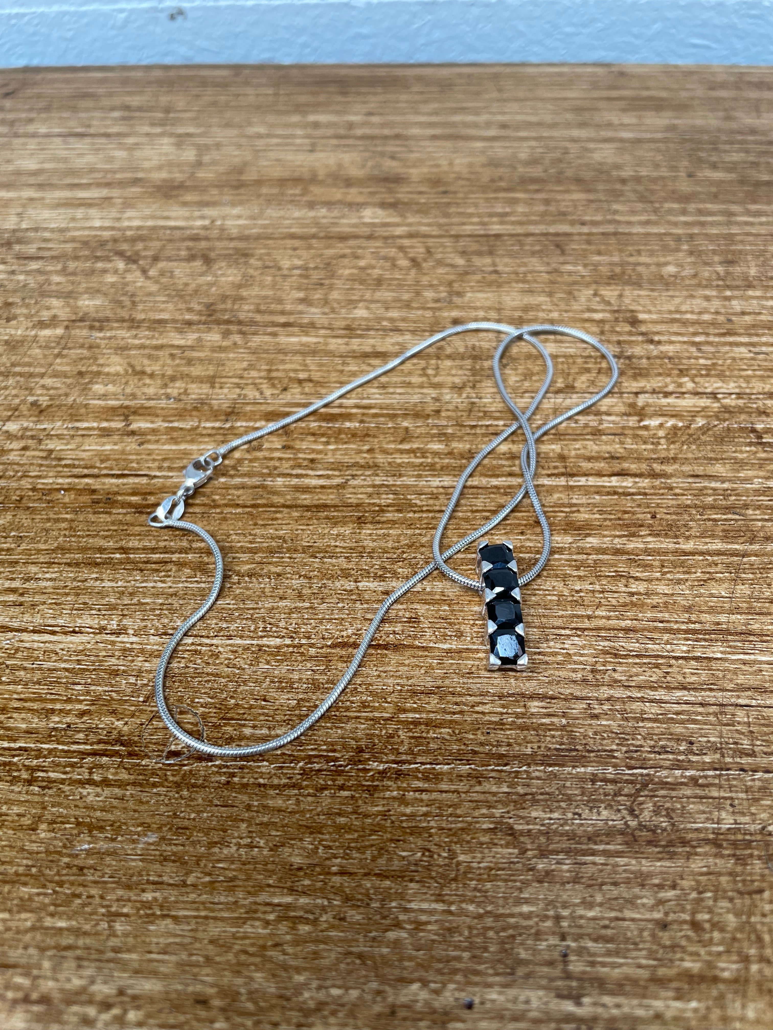 JENS AAGAARD Danish 925 Sterling Silver Chain with Pendant | Antique & Vintage | Moonee Ponds Antiques | Australia Wide Delivery