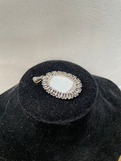 Silver Mabe Pearl Pendant | Antique & Vintage | Moonee Ponds Antiques | Australia Wide Delivery