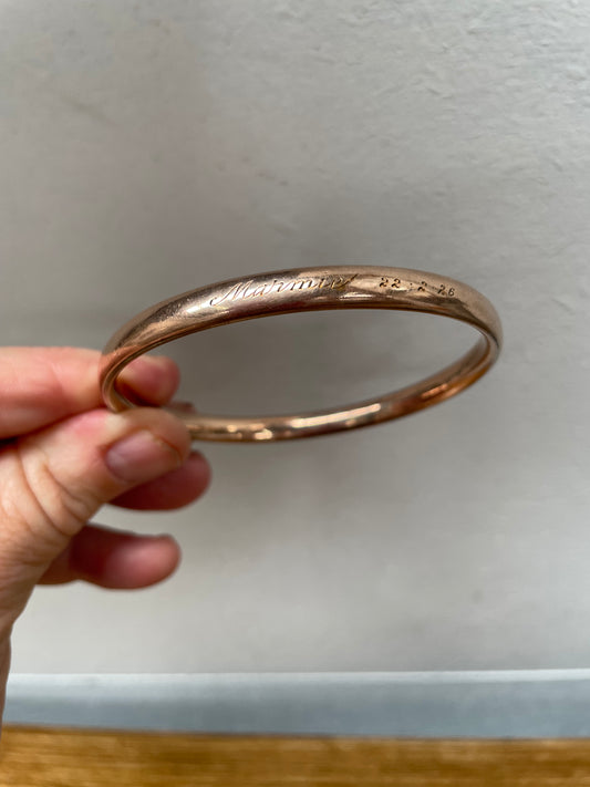 Antique 9 Carat Bracelet Bangle