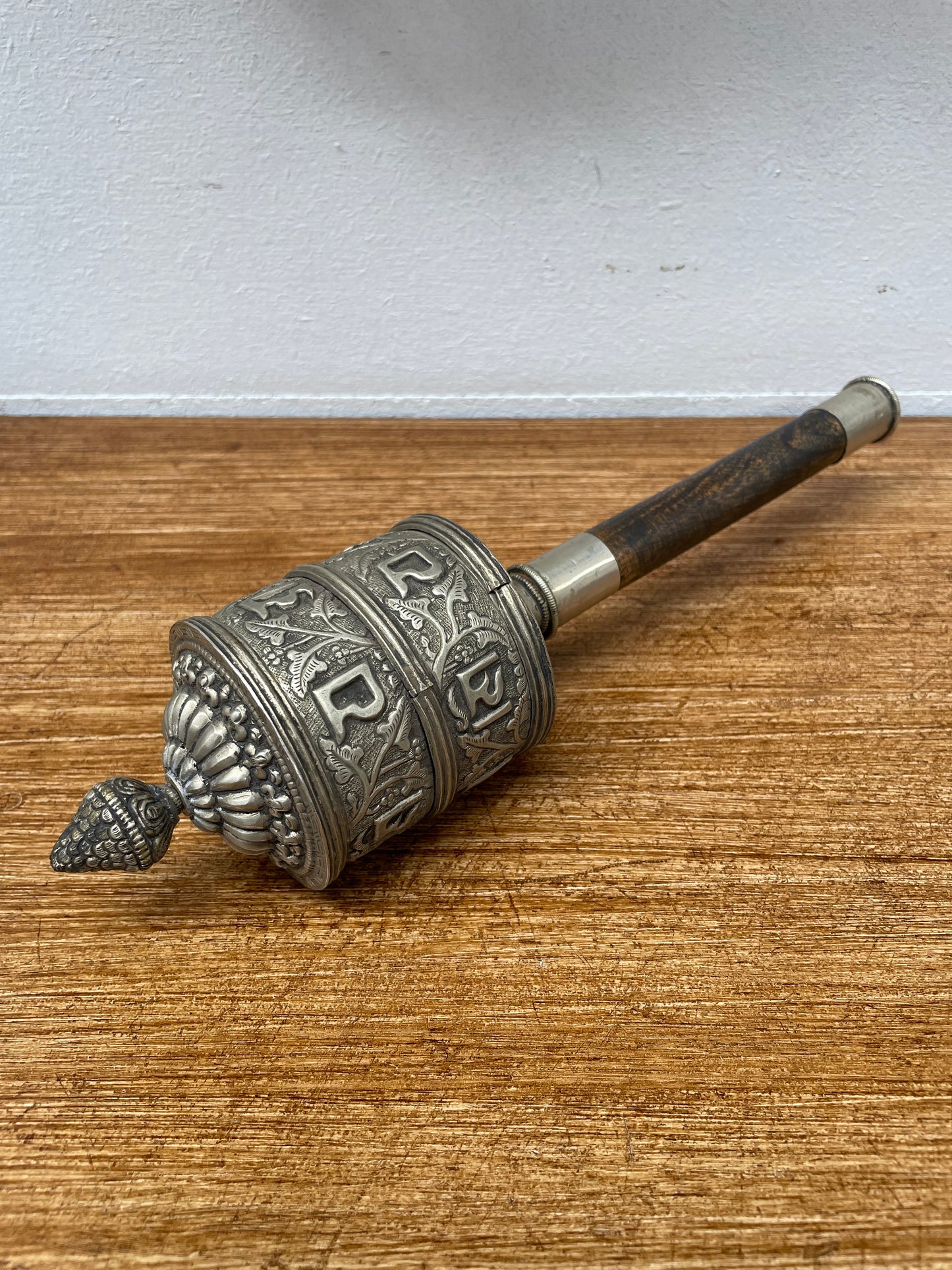 Vintage Tibetan Lucky Prayer Wheel