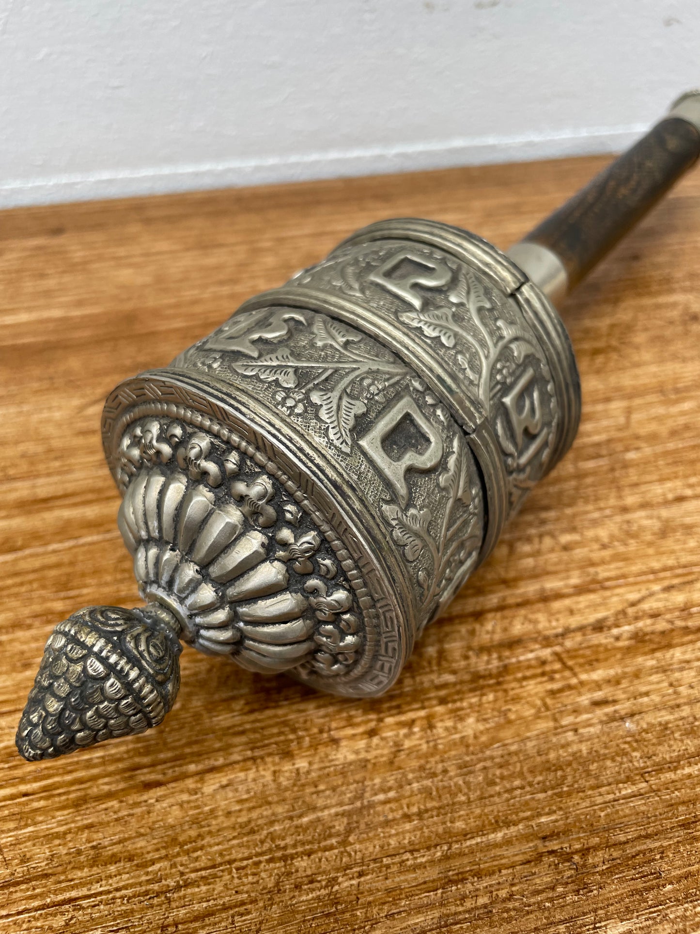 Vintage Tibetan Lucky Prayer Wheel