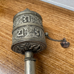 Vintage Tibetan Lucky Prayer Wheel