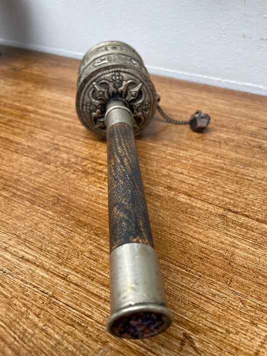 Vintage Tibetan Lucky Prayer Wheel