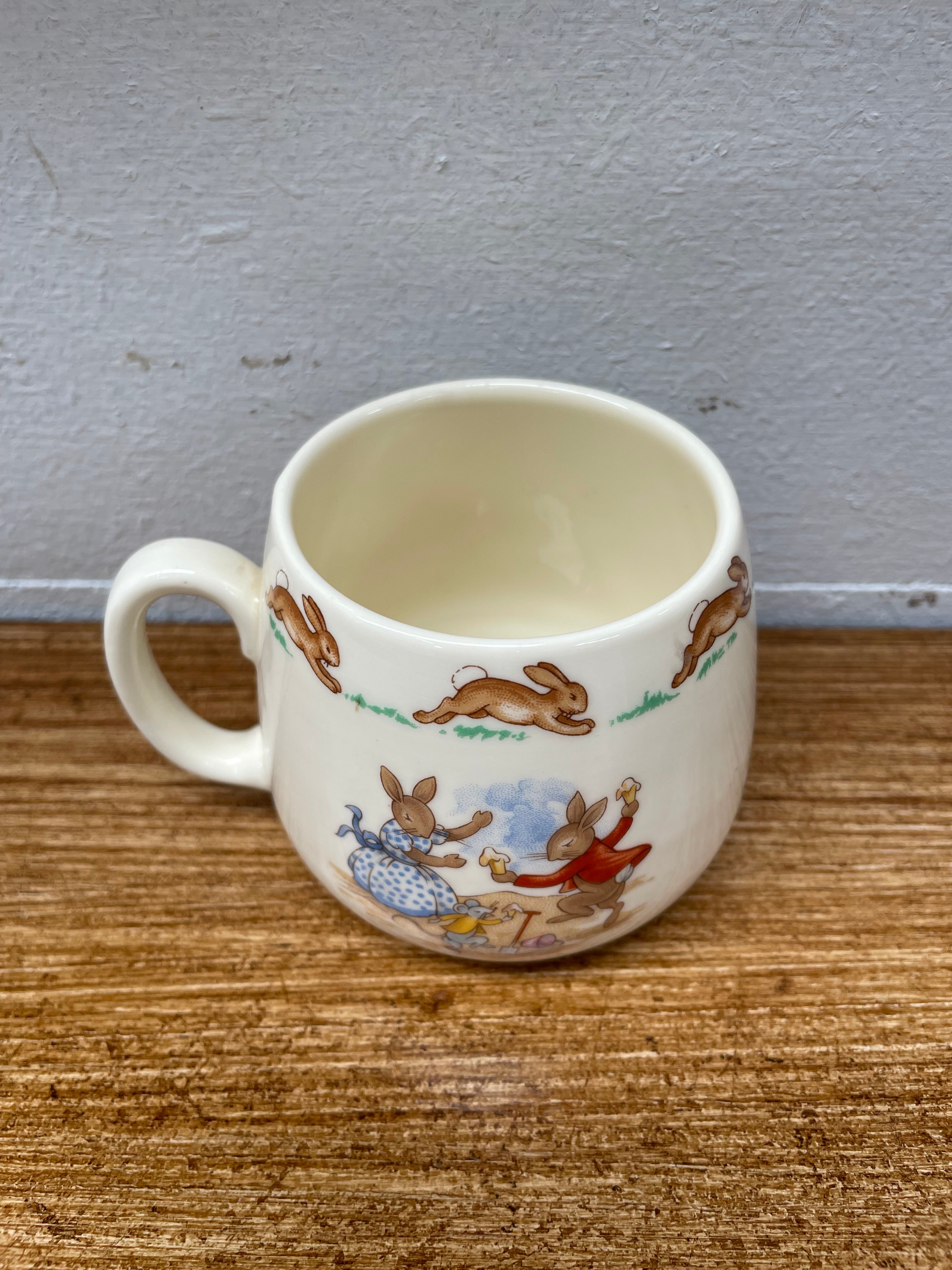 Bunnykins Children's Mug Fine Bone China | Antique & Vintage | Moonee Ponds Antiques | Australia Wide Delivery