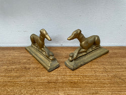 Antique Pair of Greyhound Bookends | Antique & Vintage | Moonee Ponds Antiques | Australia Wide Delivery