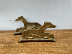 Antique Pair of Greyhound Bookends | Antique & Vintage | Moonee Ponds Antiques | Australia Wide Delivery
