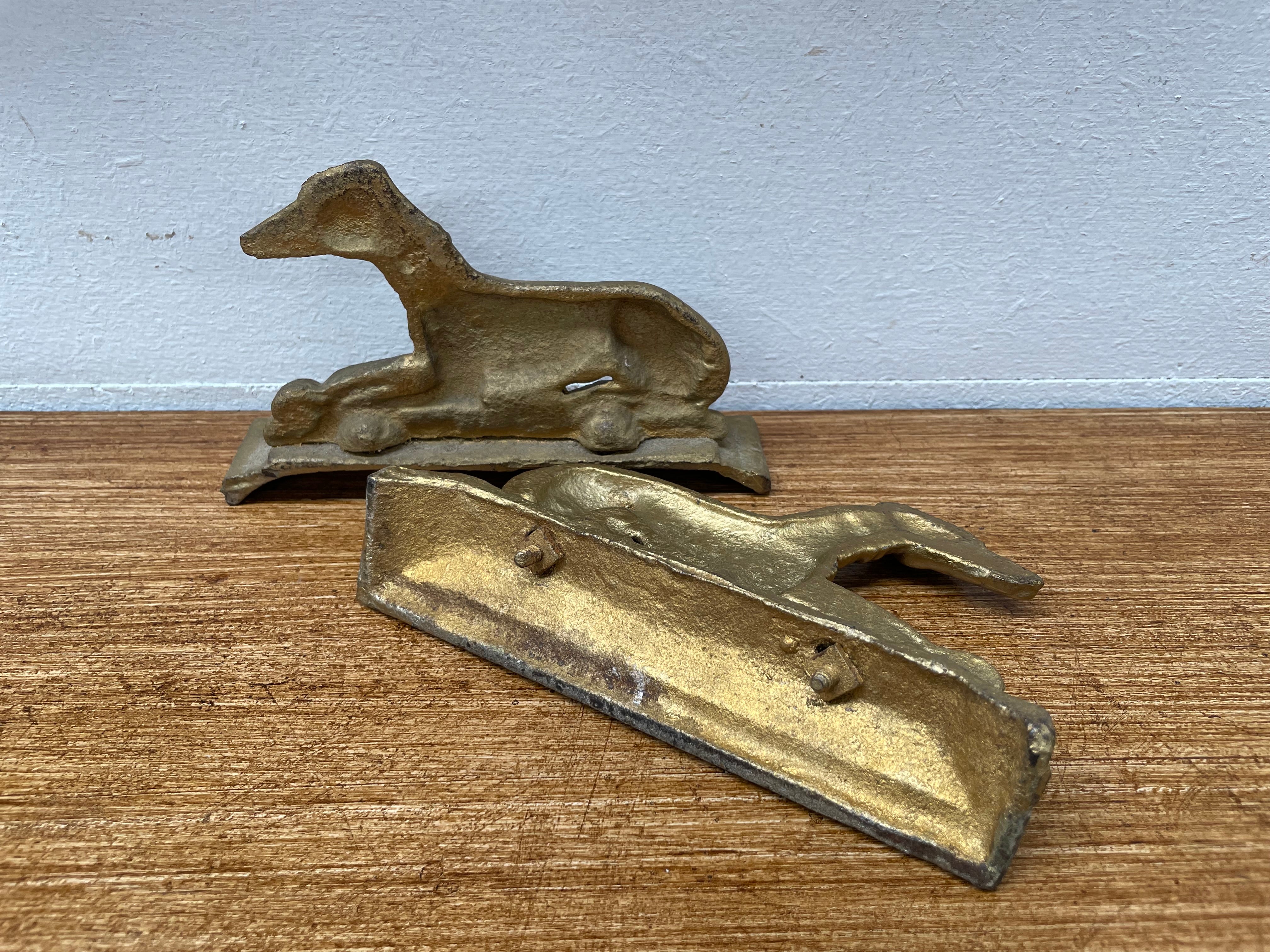 Antique Pair of Greyhound Bookends | Antique & Vintage | Moonee Ponds Antiques | Australia Wide Delivery