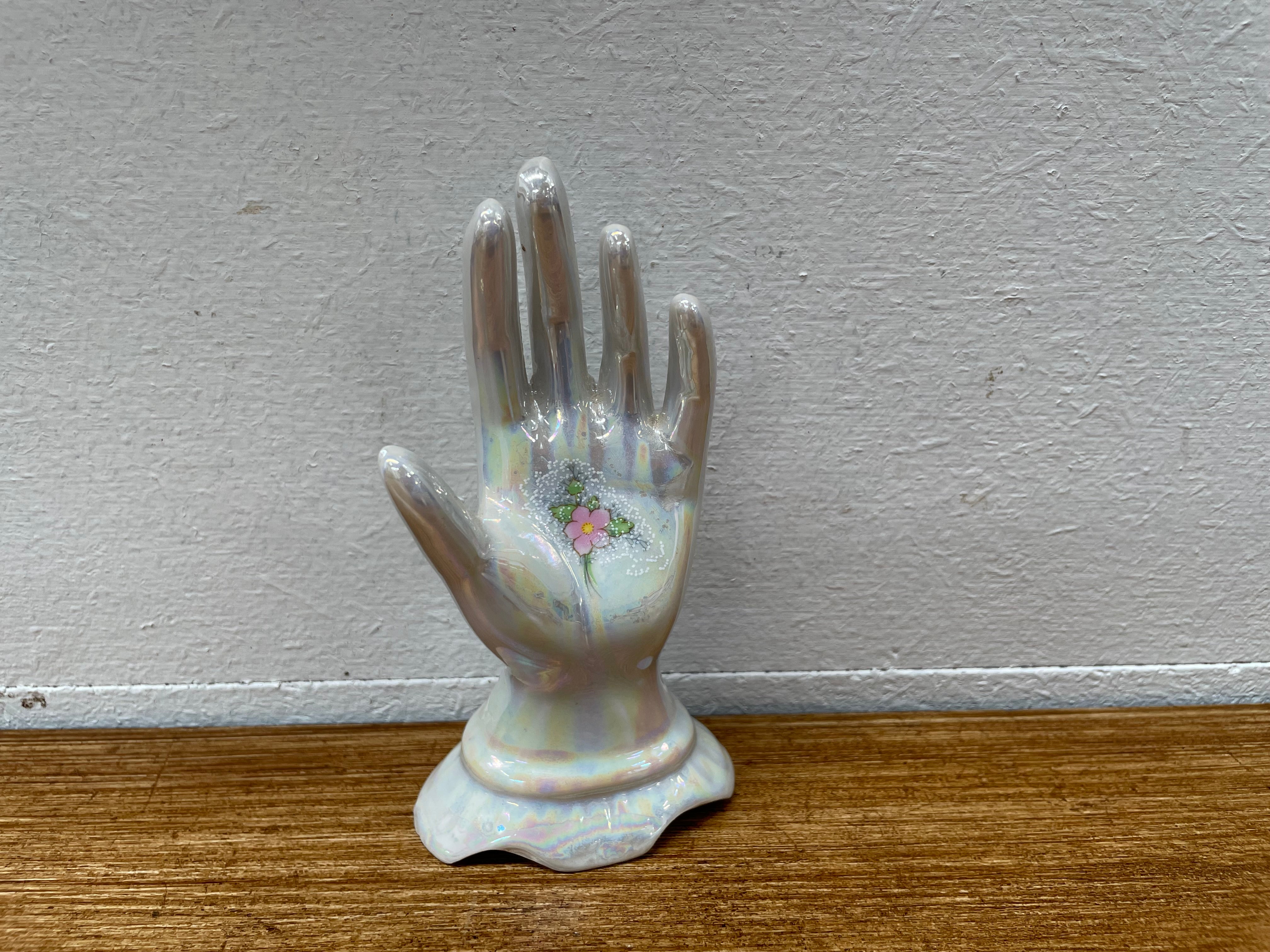 Vintage Jewelry Floral Hand Stand