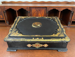Victorian Papier Mache Writing Slope/Box | Antique & Vintage | Moonee Ponds Antiques | Australia Wide Delivery