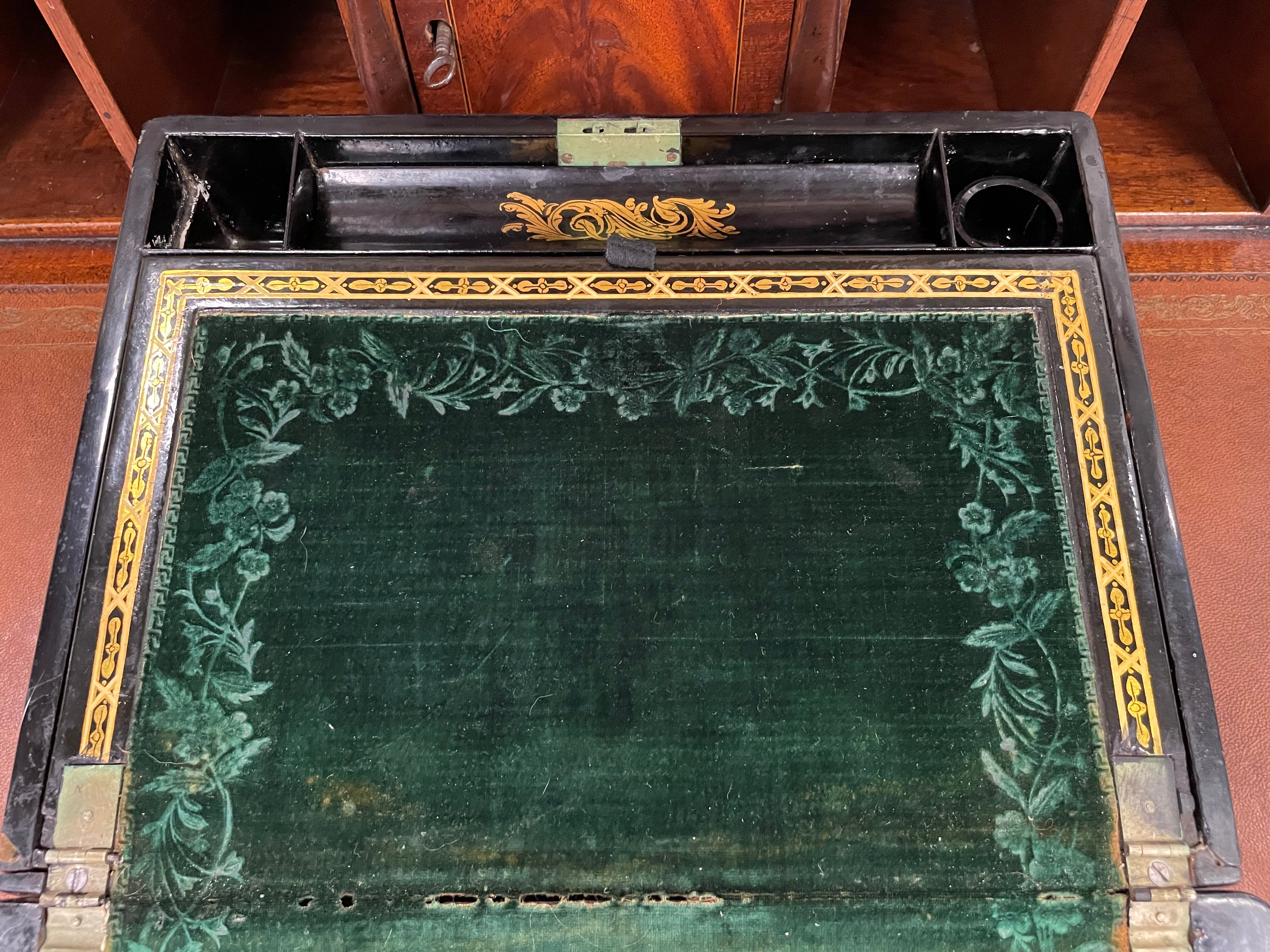 Victorian Papier Mache Writing Slope/Box | Antique & Vintage | Moonee Ponds Antiques | Australia Wide Delivery