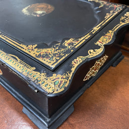 Victorian Papier Mache Writing Slope/Box