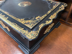 Victorian Papier Mache Writing Slope/Box | Antique & Vintage | Moonee Ponds Antiques | Australia Wide Delivery