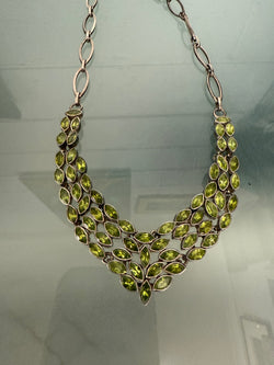 Stunning Vintage Style Peridot Necklace | Antique & Vintage | Moonee Ponds Antiques | Australia Wide Delivery