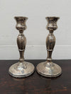 Pair Sterling Silver Birmingham Art Deco Style Candlesticks | Antique & Vintage | Moonee Ponds Antiques | Australia Wide Delivery