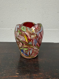 Heavy Quality Vintage Murano Auema Tutti Frutti Vase | Antique & Vintage | Moonee Ponds Antiques | Australia Wide Delivery