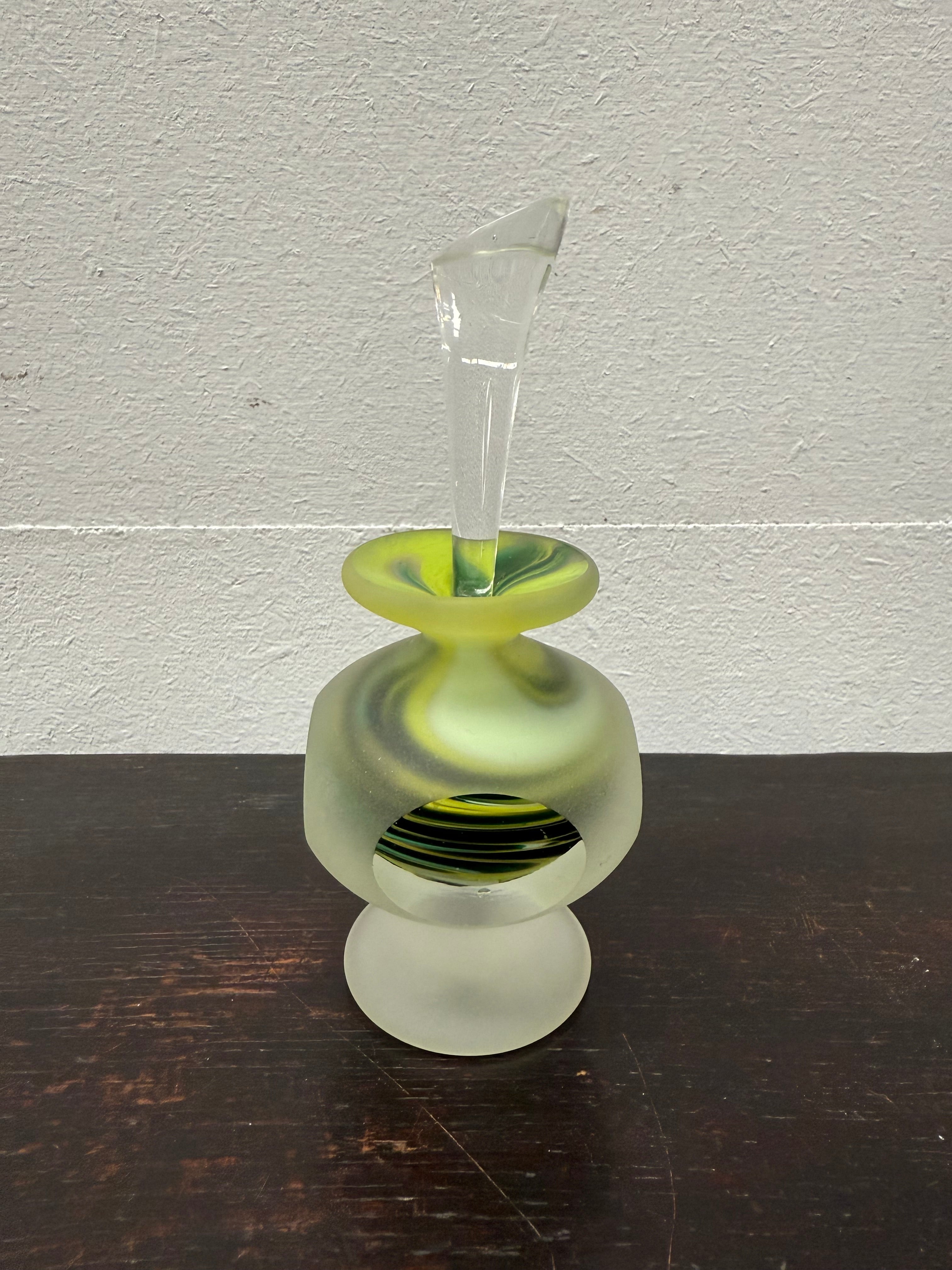 Hokitika New Zealand Glass Perfume Bottle | Antique & Vintage | Moonee Ponds Antiques | Australia Wide Delivery