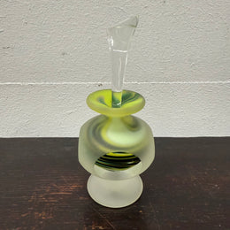 Hokitika New Zealand Glass Perfume Bottle
