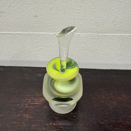 Hokitika New Zealand Glass Perfume Bottle