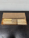 Antique Set 6 Bone Handled Knives In Original Box | Antique & Vintage | Moonee Ponds Antiques | Australia Wide Delivery