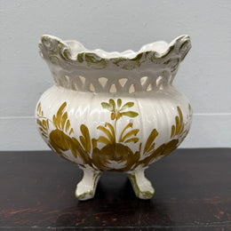 Vintage Hand Painted Majolica Jardinere