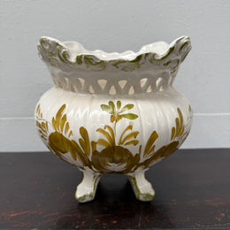 Vintage Hand Painted Majolica Jardinere