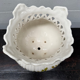 Vintage Hand Painted Majolica Jardinere