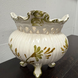 Vintage Hand Painted Majolica Jardinere