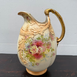 Large Crown Devon Victorian Jug