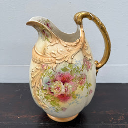 Large Crown Devon Victorian Jug