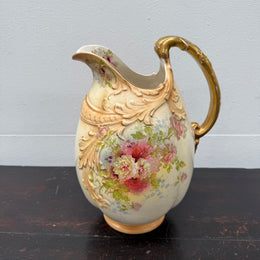 Large Crown Devon Victorian Jug