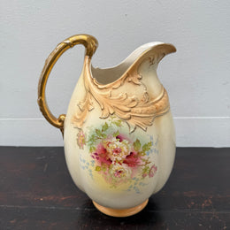 Large Crown Devon Victorian Jug