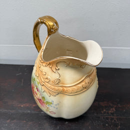 Large Crown Devon Victorian Jug