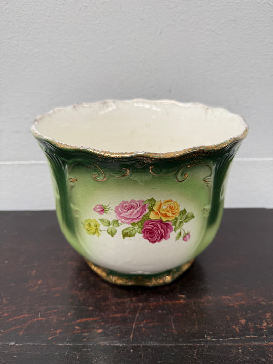 Pretty Edwardian Hand Painted Jardiniere