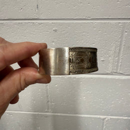 Antique Aesthetic Movement Sterling Silver Bracelet