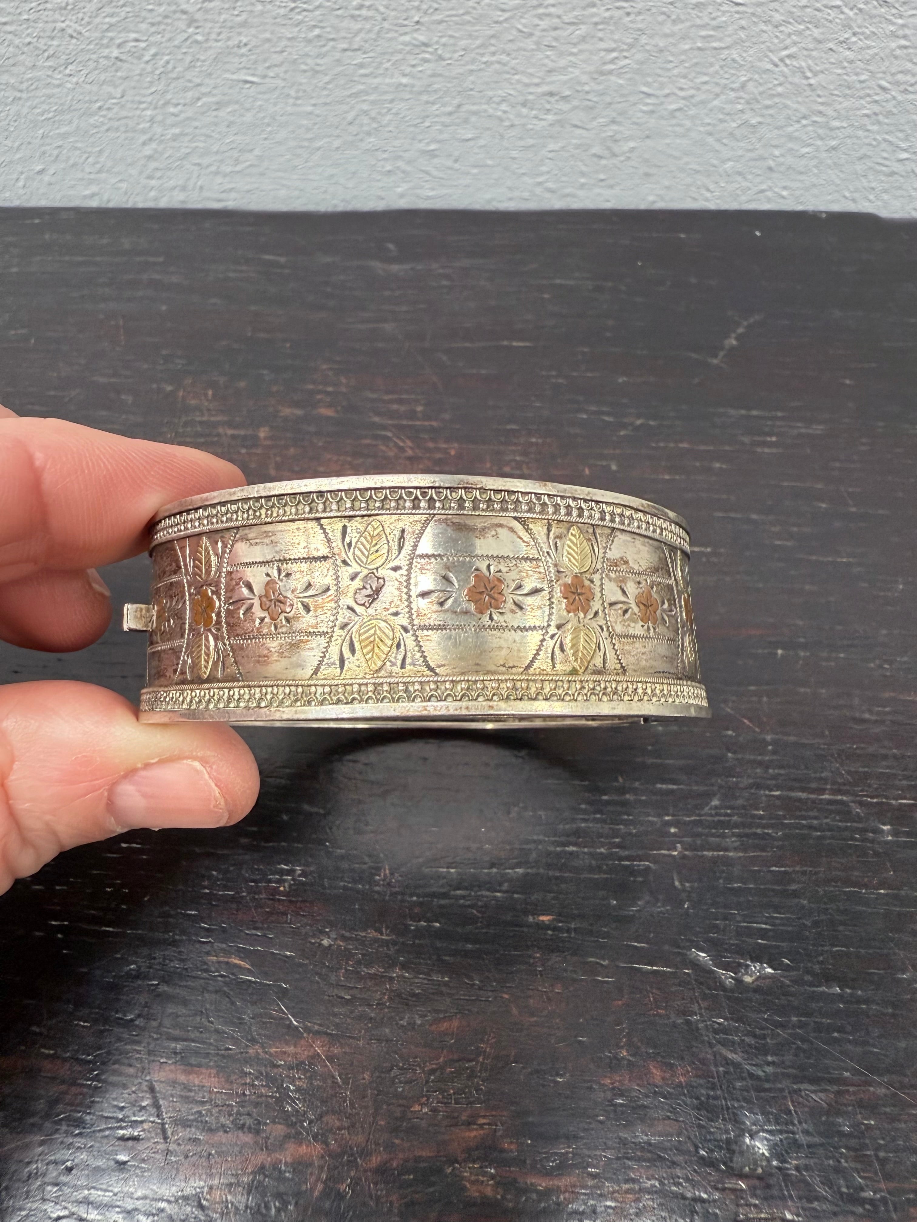 Antique Aesthetic Movement Sterling Silver Bracelet | Antique & Vintage | Moonee Ponds Antiques | Australia Wide Delivery