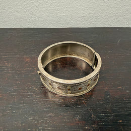 Antique Aesthetic Movement Sterling Silver Bracelet