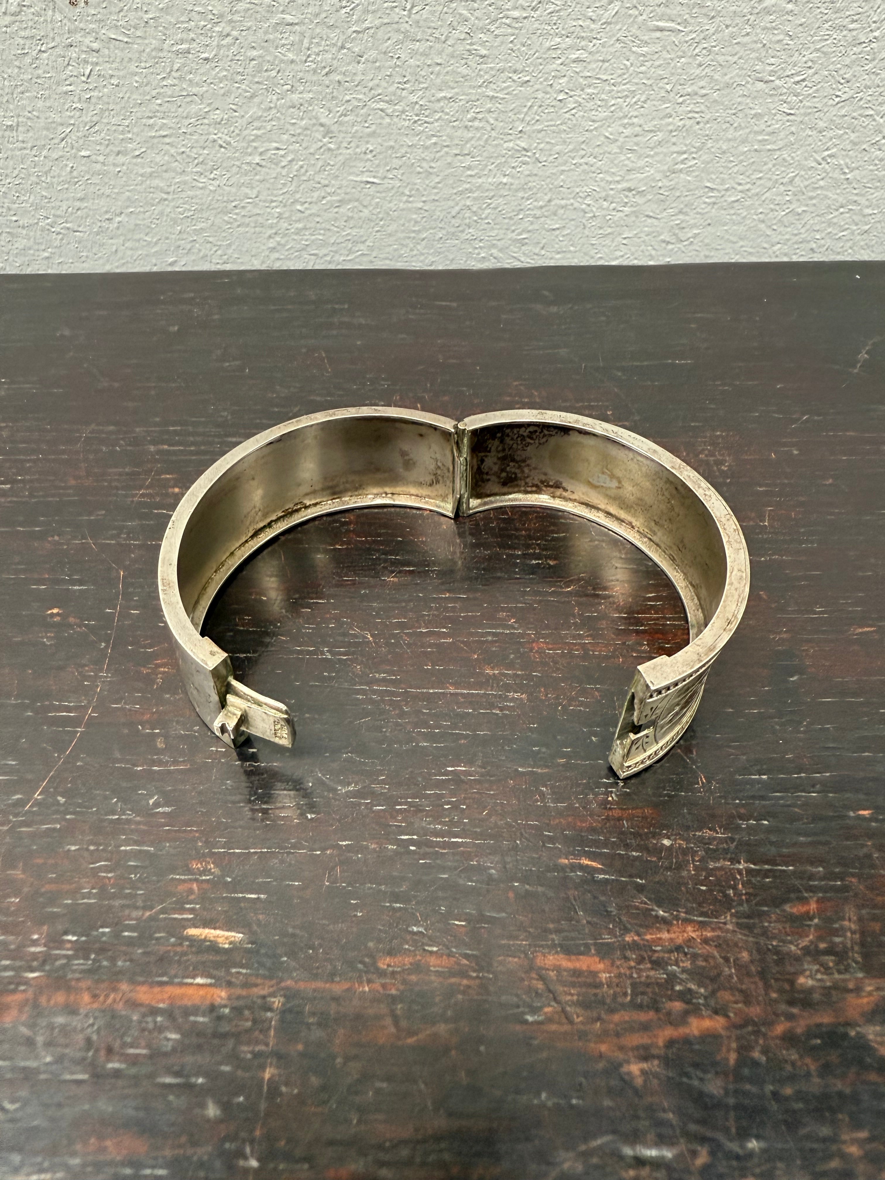 Antique Aesthetic Movement Sterling Silver Bracelet | Antique & Vintage | Moonee Ponds Antiques | Australia Wide Delivery