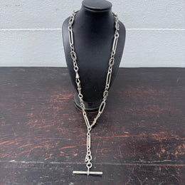 Victorian Sterling Silver 925 Albert Chain
