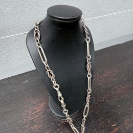 Victorian Sterling Silver 925 Albert Chain