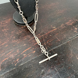 Victorian Sterling Silver 925 Albert Chain